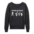 thumbnail image 1 of The Beatles - Revolution - Women's French Terry Long Sleeve Shirt, 1 of 6