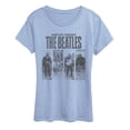 thumbnail image 1 of The Beatles - Rooftop Concert - Women's Short Sleeve Graphic T-Shirt, 1 of 4