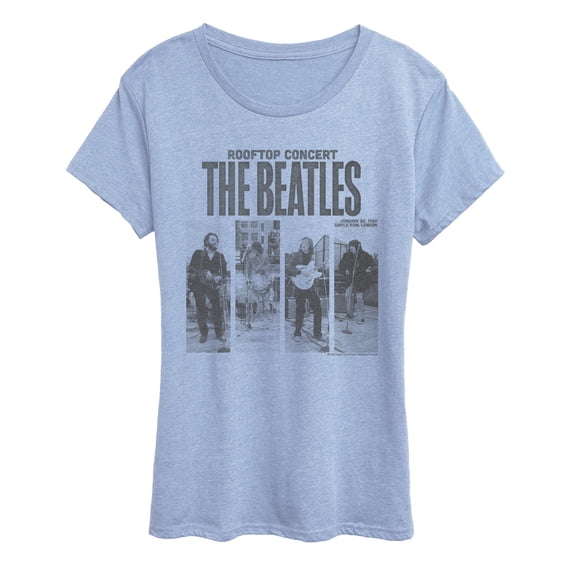 The Beatles - Rooftop Concert - Women's Short Sleeve Graphic T-Shirt
