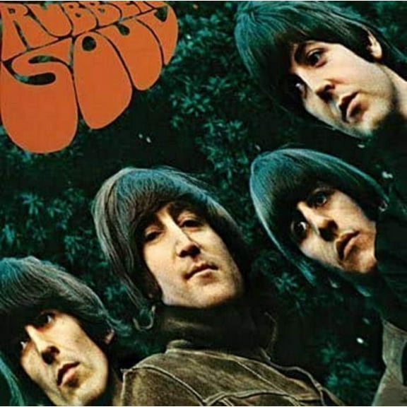 The Beatles Rubber Soul Album Cover Metal Sign