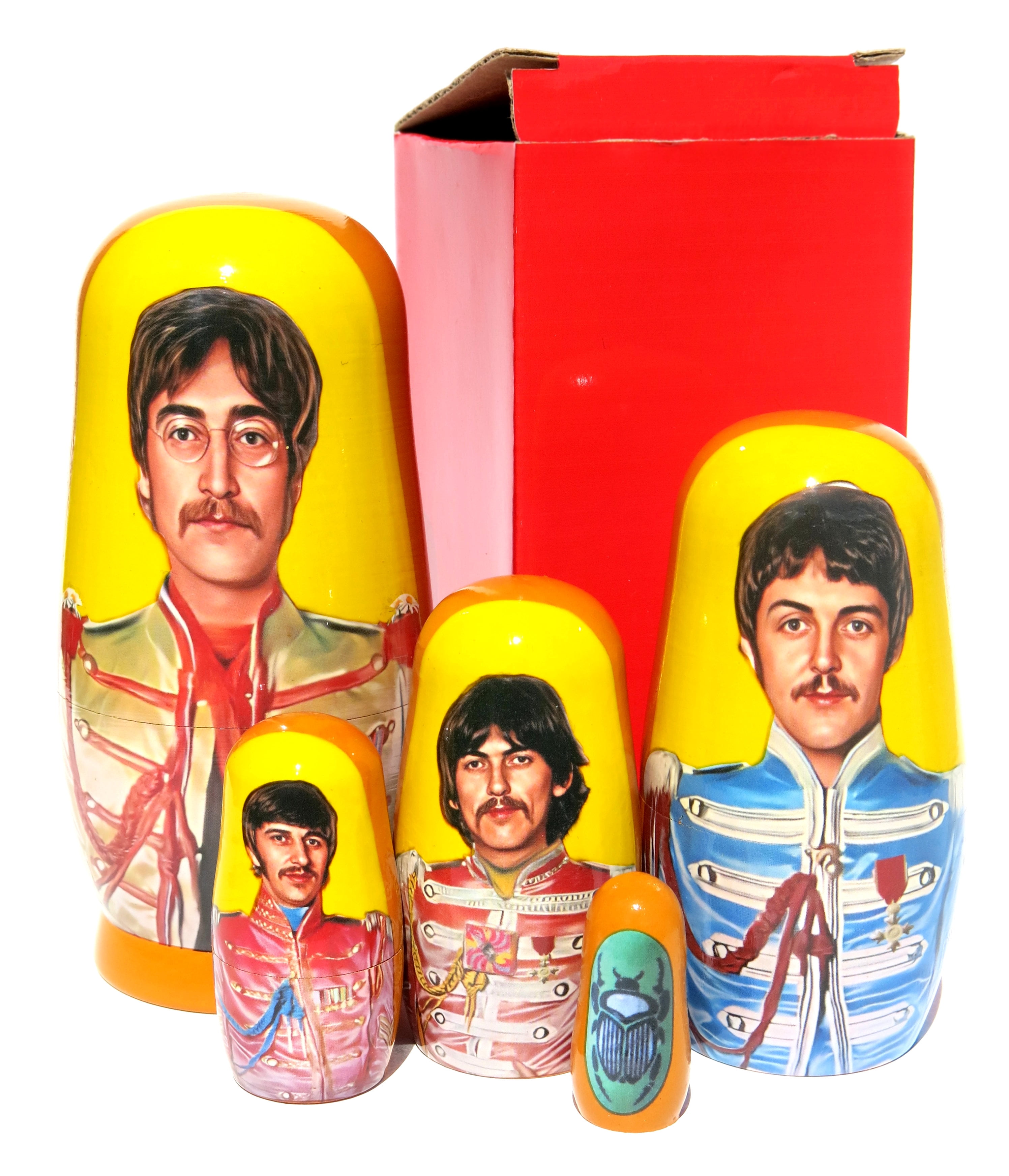 Beatles russian on sale nesting dolls