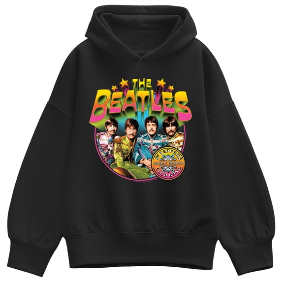 The Beatles - Sgt. Pepper Women's Oversized Fleece Hoodie Sweatshirt