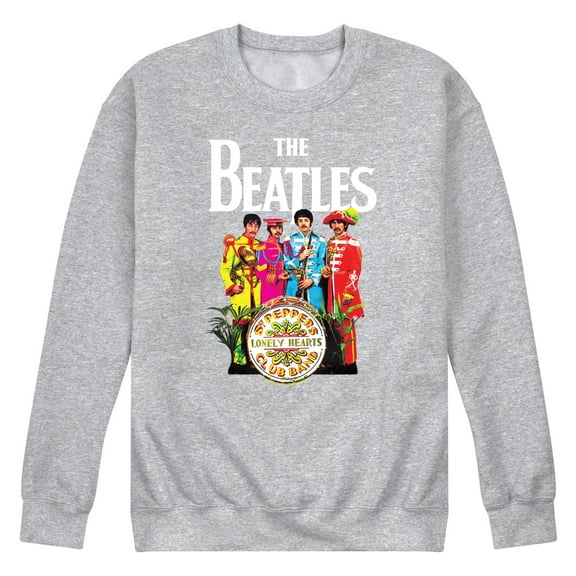 The Beatles - Sgt Peppers Cover Group - Men's Crew Fleece Sweatshirt
