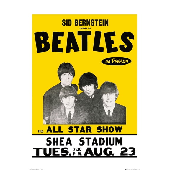 The Beatles - Shea Stadium Wall Poster, 14.725" x 22.375"