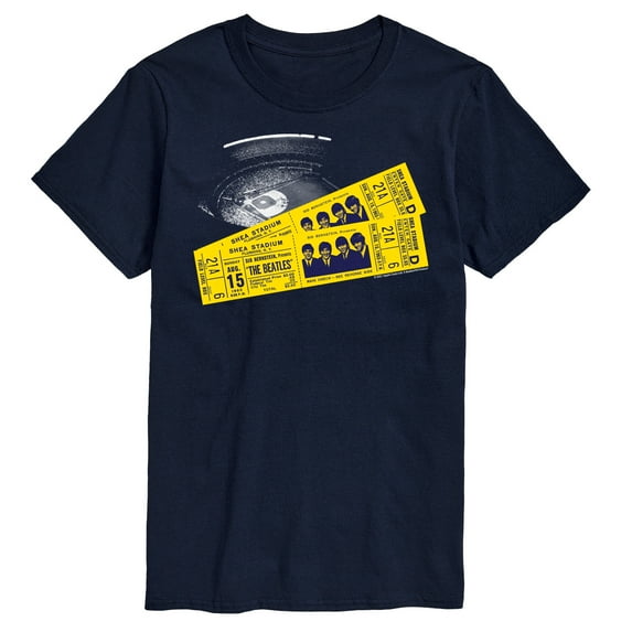 The Beatles - Shea Tickets - Men's Short Sleeve Graphic T-Shirt