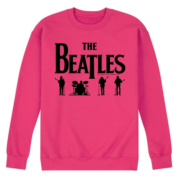 The Beatles - Silhouettes Black -Men's Crew Fleece Sweatshirt