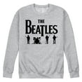 thumbnail image 1 of The Beatles - Silhouettes Black -Men's Crew Fleece Sweatshirt, 1 of 5