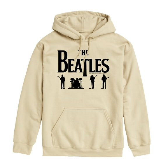 The Beatles - Silhouettes Black -Men's Pullover Fleece Hoodie