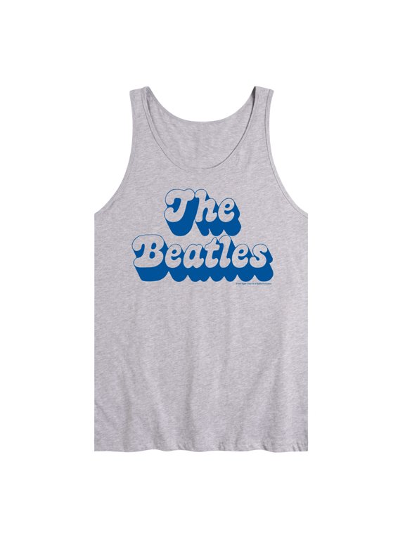 - Single Logo Blue Men's Graphic Tank Top