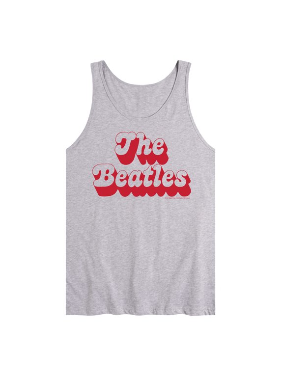 - Single Logo Red Men's Graphic Tank Top