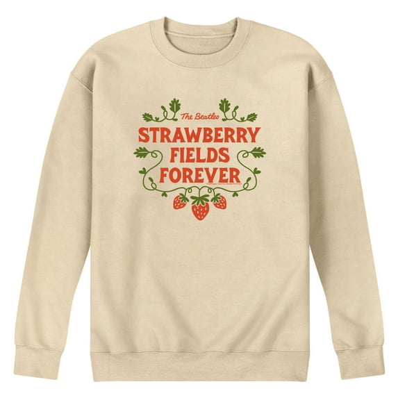 The Beatles - Strawberry Fields Forever - Men's Crew Fleece Sweatshirt