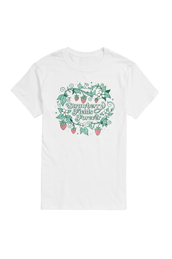 - Strawberry Fields Forever - Men's Short Sleeve Graphic T-Shirt