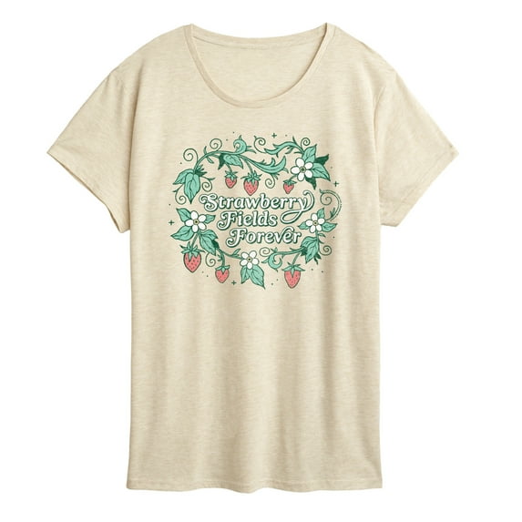 The Beatles - Strawberry Fields Forever - Women's Short Sleeve Graphic T-Shirt