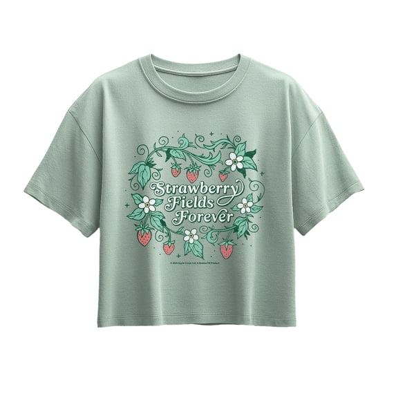 The Beatles - Strawberry Fields Forever - Youth Girls Boxy T-Shirt