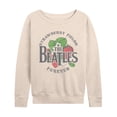 thumbnail image 1 of The Beatles - Strawberry Fields Women's Lightweight French Terry Wide Neck Long Sleeve Graphic Shirt, 1 of 5