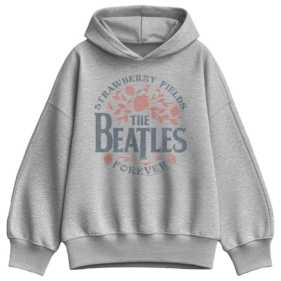 The Beatles - Strawberry Fields - Women's Oversized Fleece Hoodie Sweatshirt