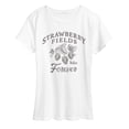 thumbnail image 1 of The Beatles - Strawberry Fields - Women's Short Sleeve Graphic T-Shirt, 1 of 5