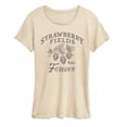 thumbnail image 1 of The Beatles - Strawberry Fields - Women's Short Sleeve Graphic T-Shirt, 1 of 5