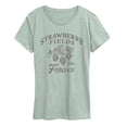 thumbnail image 1 of The Beatles - Strawberry Fields - Women's Short Sleeve Graphic T-Shirt, 1 of 4