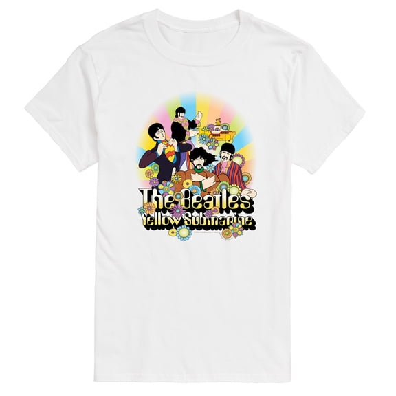 The Beatles - Submarine Flowers - Men's Short Sleeve Graphic T-Shirt