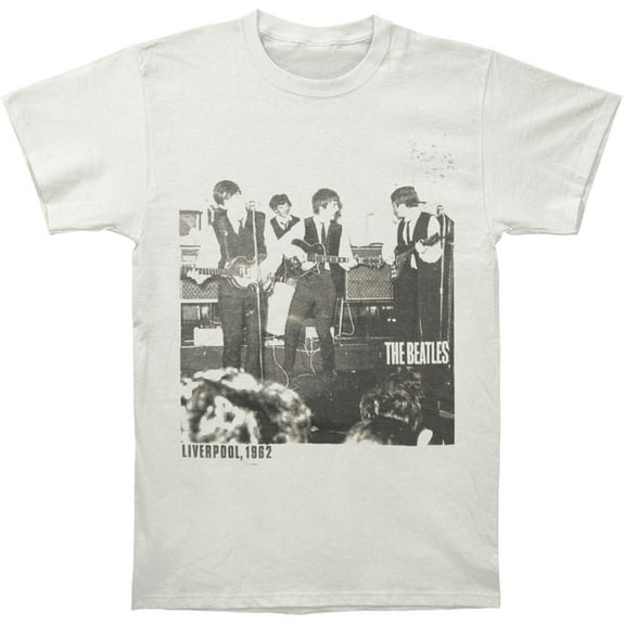 The Beatles T Shirt Live at the Cavern 1962 Official Mens New Grey
