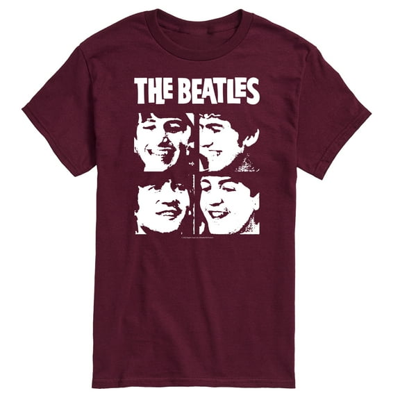 The Beatles - The Beatles Face Grid - Men's Short Sleeve Graphic T-Shirt