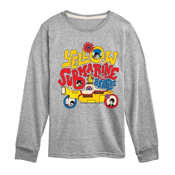 The Beatles - The Beatles Yellow Submarine - Youth Boys Long Sleeve Graphic T-Shirt
