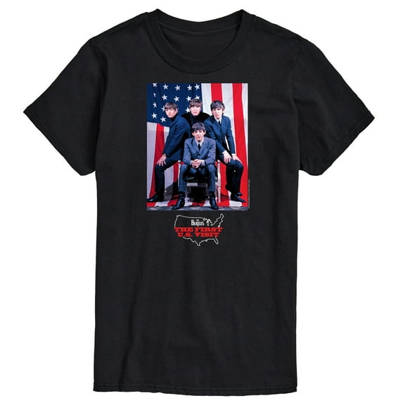 The Beatles - The First USA Visit - Men's Short Sleeve Graphic T-Shirt