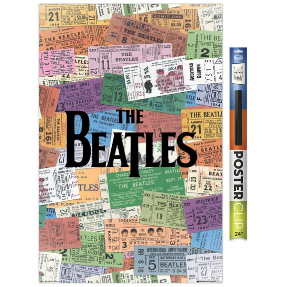 The Beatles - Tickets Wall Poster, 22.375" x 34"