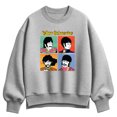 thumbnail image 1 of The Beatles - Trippy Times Women's Oversized Fleece Crew Sweatshirt, 1 of 4