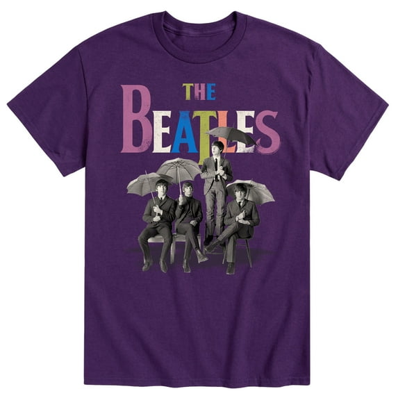 The Beatles - Umbrella Rainbow - Men's Short Sleeve Graphic T-Shirt