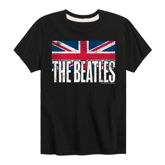 The Beatles - Union Jack - Toddler And Youth Short Sleeve Graphic T-Shirt
