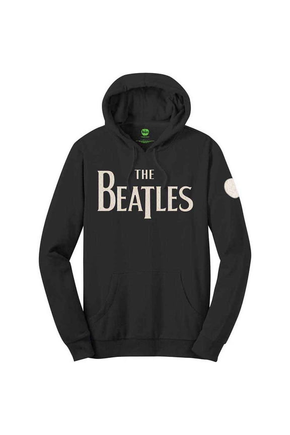 The Beatles Unisex Pullover Hoodie Sweatshirt Logo & Apple (Applique Motifs) (X-Large)