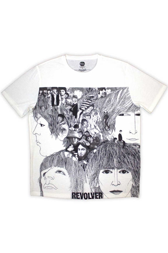 The Beatles Unisex Sublimation T-Shirt: Revolver (X-Large)