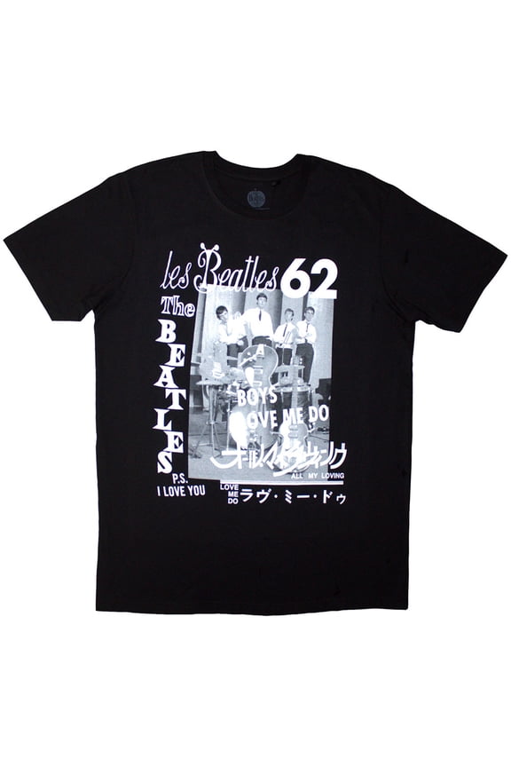 The Beatles Unisex T-Shirt 1962 (Black)