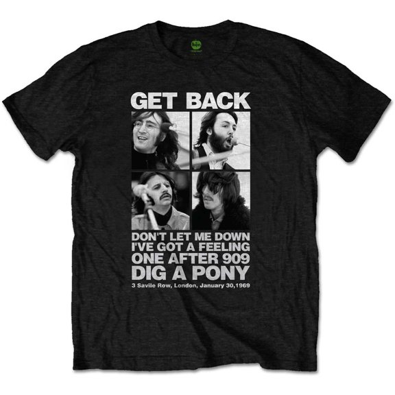 The Beatles Unisex T-Shirt 3 Savile Row (Large)