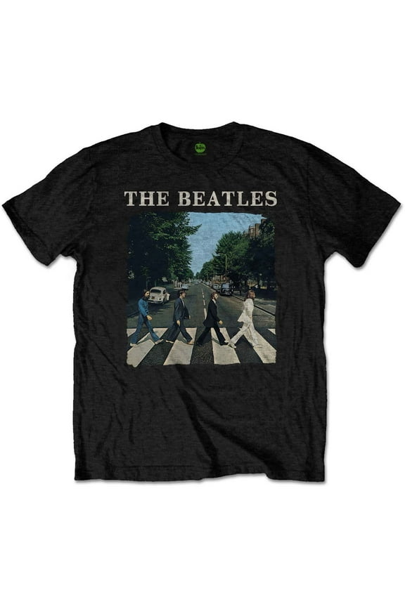 The Beatles Unisex T-Shirt Abbey Road & Logo (Plus Sizes) (XXX-Large)