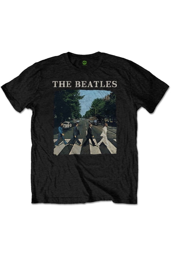 The Beatles Unisex T-Shirt Abbey Road & Logo (X-Large)