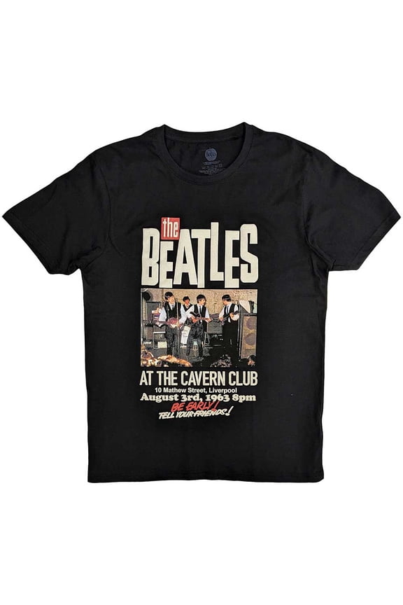 The Beatles Unisex T-Shirt: Cavern (Large)