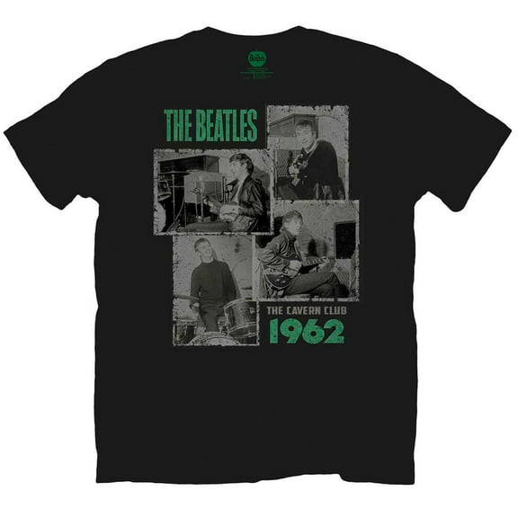 The Beatles Unisex T-Shirt Cavern Shots 1962. (Large)