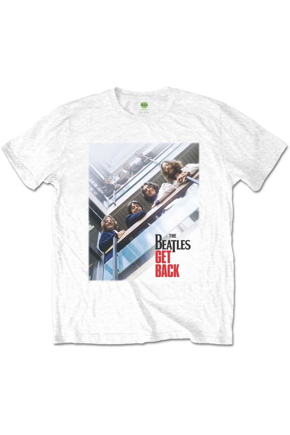 The Beatles Unisex T-Shirt Get Back Poster (Small)