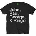 thumbnail image 1 of The Beatles Unisex T-Shirt John, Paul, George & Ringo (Medium), 1 of 3