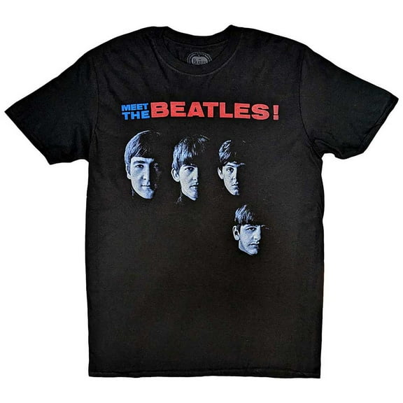 The Beatles Unisex T-Shirt Meet The Beatles (X-Large)