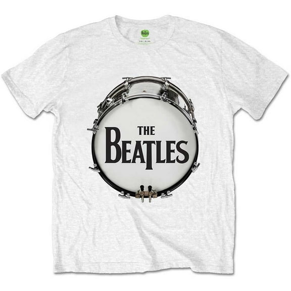 The Beatles Unisex T-Shirt Original Drum Skin (Medium)