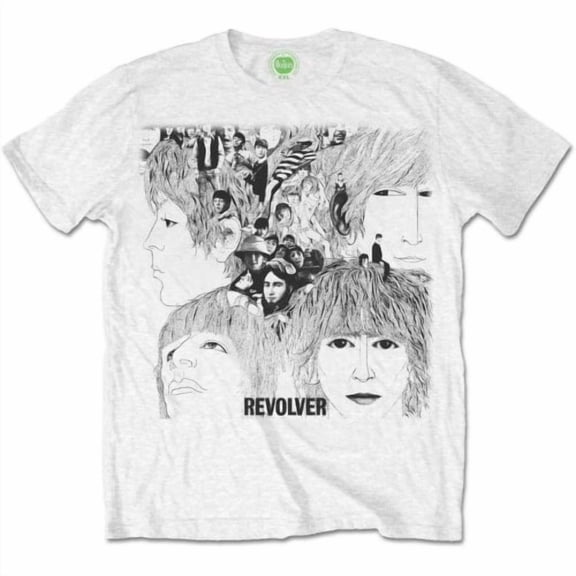 The Beatles Unisex T-Shirt Revolver Album Cover (Plus Sizes) (XXXX-Large)