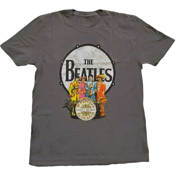 The Beatles Unisex T-Shirt Sgt Pepper & Drum (XX-Large)