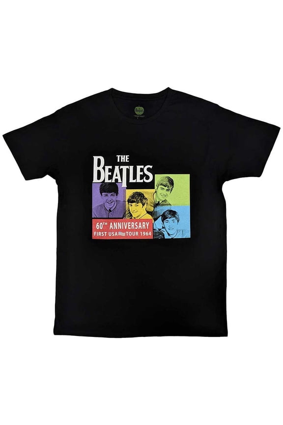 The Beatles Unisex T-Shirt: US 1964 (Small)