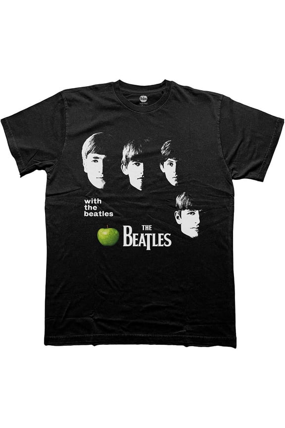 The Beatles Unisex T-Shirt: With The Beatles Apple