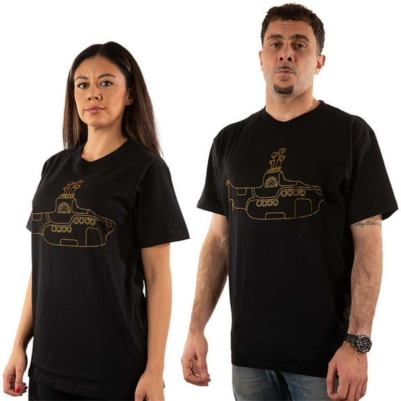 The Beatles Unisex T-Shirt Yellow Submarine (Diamante) (Small)