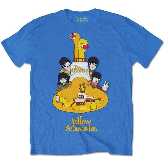 The Beatles Unisex T-Shirt Yellow Submarine Sub Sub (X-Large)